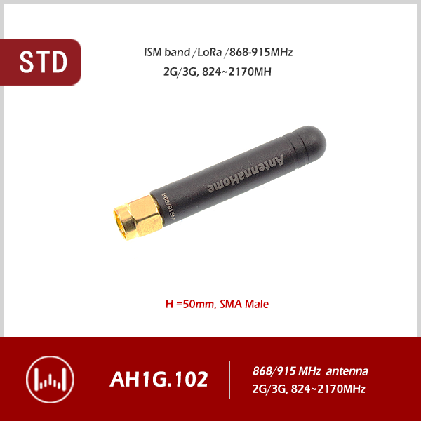 LoRa 868/915M, H50 Rubber SMA-J , antenna