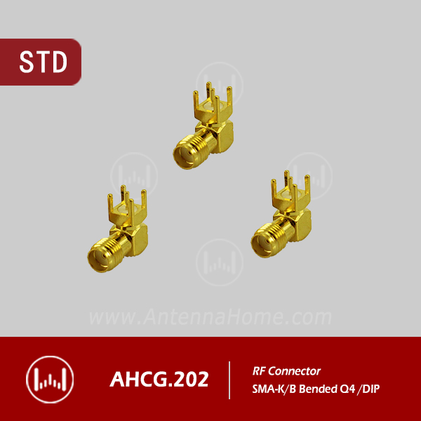 SMA-K Bended Q4 ,DIP connector