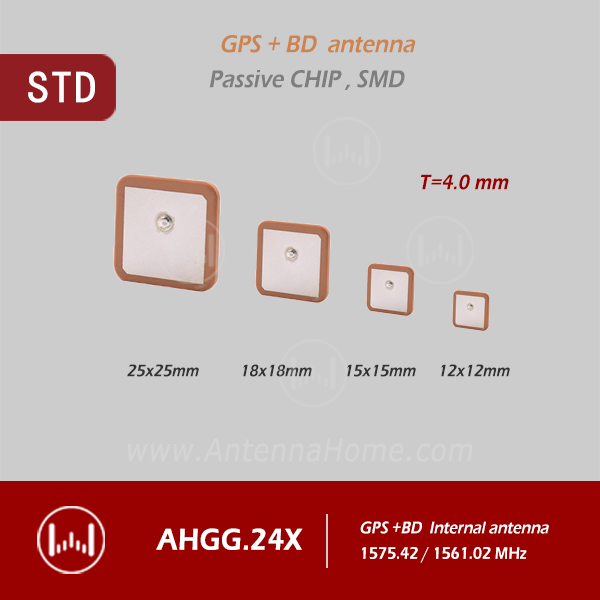GPS/BD, SMD, Chip Passive Antenna