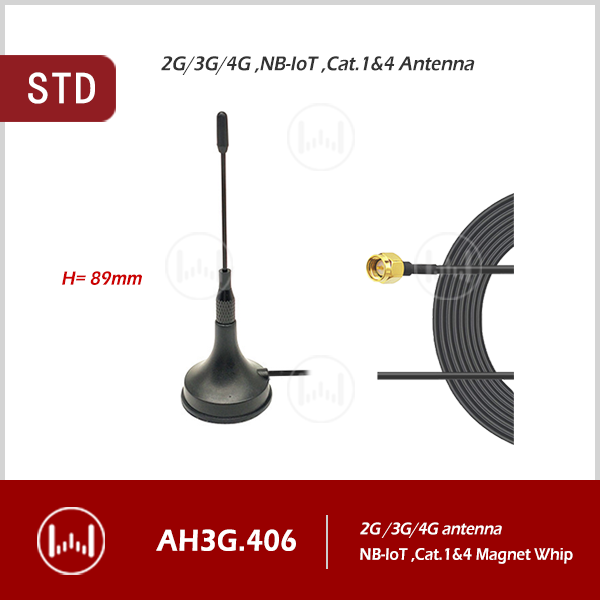 2G/3G/4G,NB-IoT,CAT.1&4, H89 MetalSpring Antenna