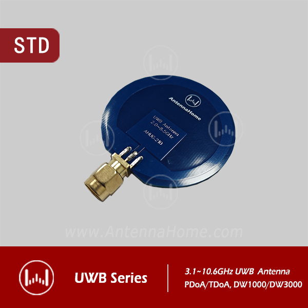 PCB Internal, UWB CHIP antenna, AHUG.200T, PDOA, TDOA, Decawave, DW1000, DW3000  