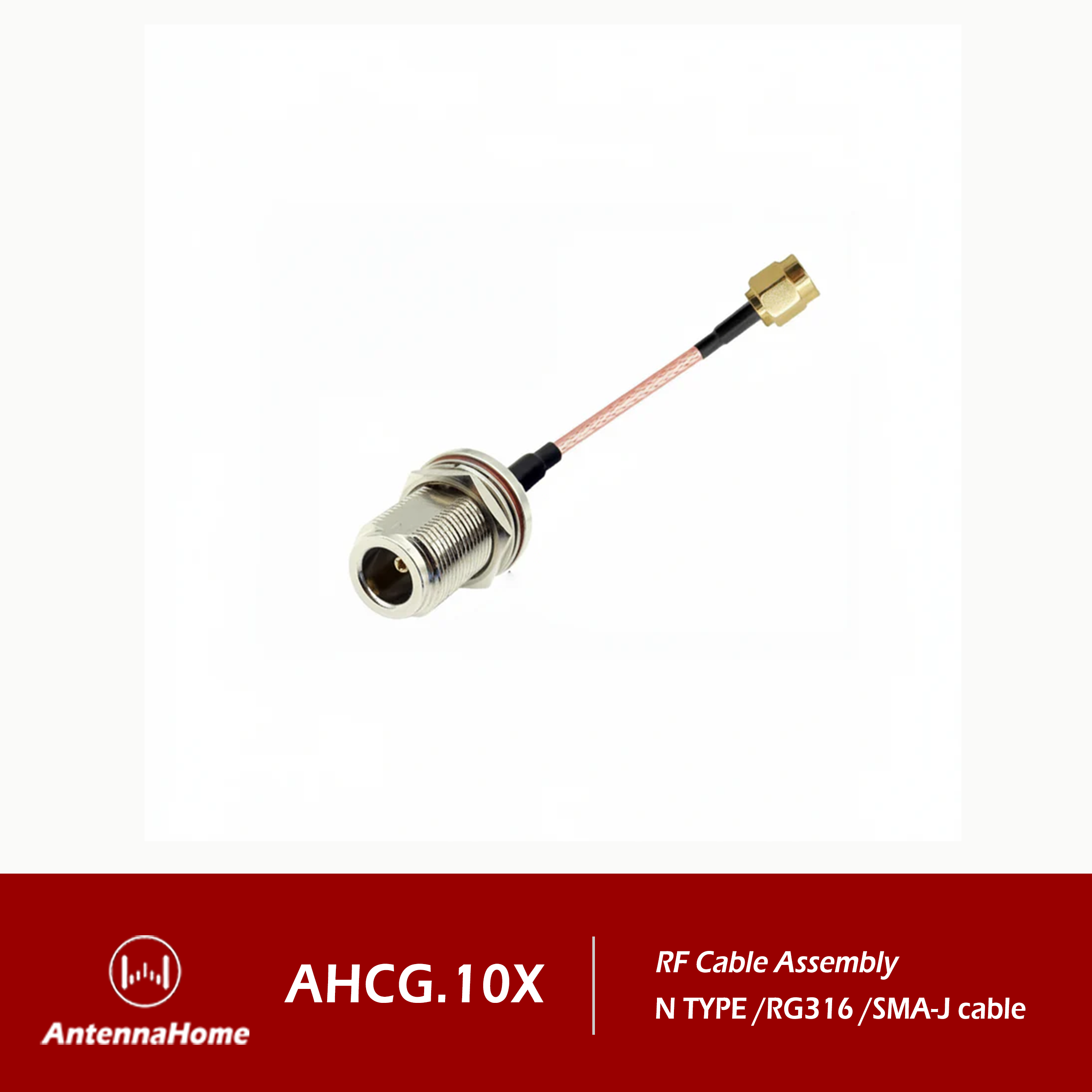N TYPE connector L23, RG316 150mm, SMA-J cable